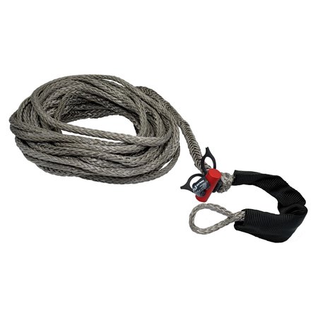 Lockjaw 5/16 in. x 50 ft. 4,400 lbs. WLL. LockJaw Synthetic Winch Line Extension w/Integrated Shackle 21-0313050